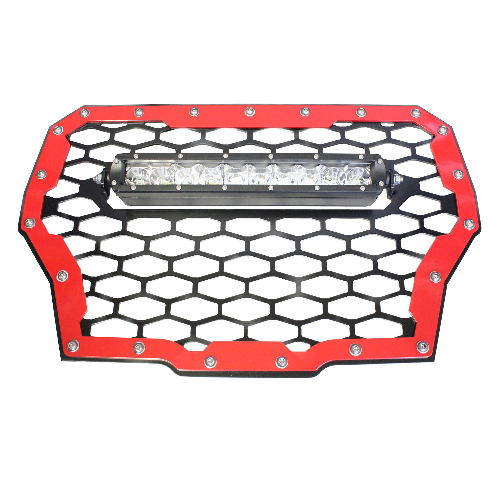 Polaris RZR XP Turbo Front Grill with 10" Light Bar