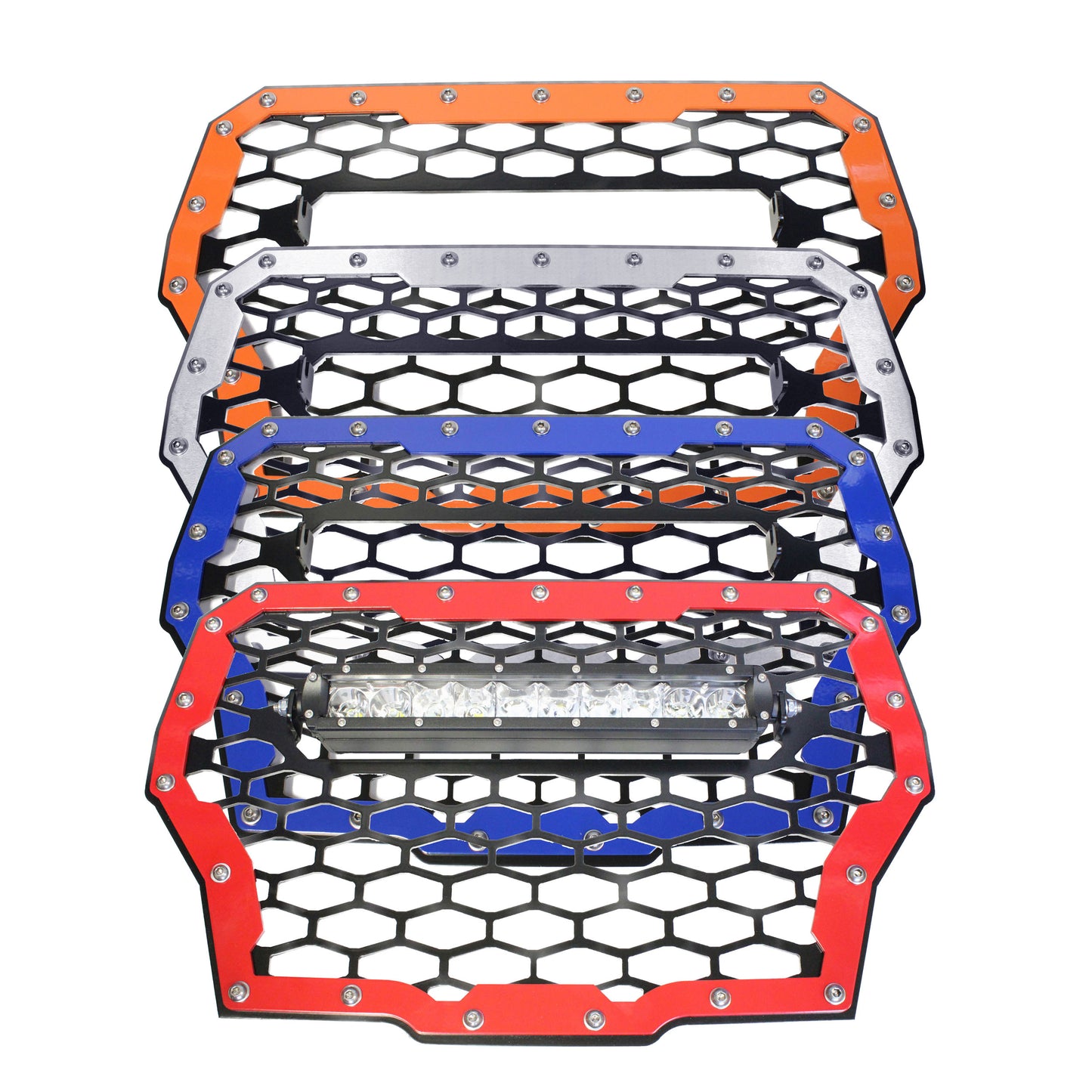 Polaris RZR XP Turbo Front Grill with 10" Light Bar