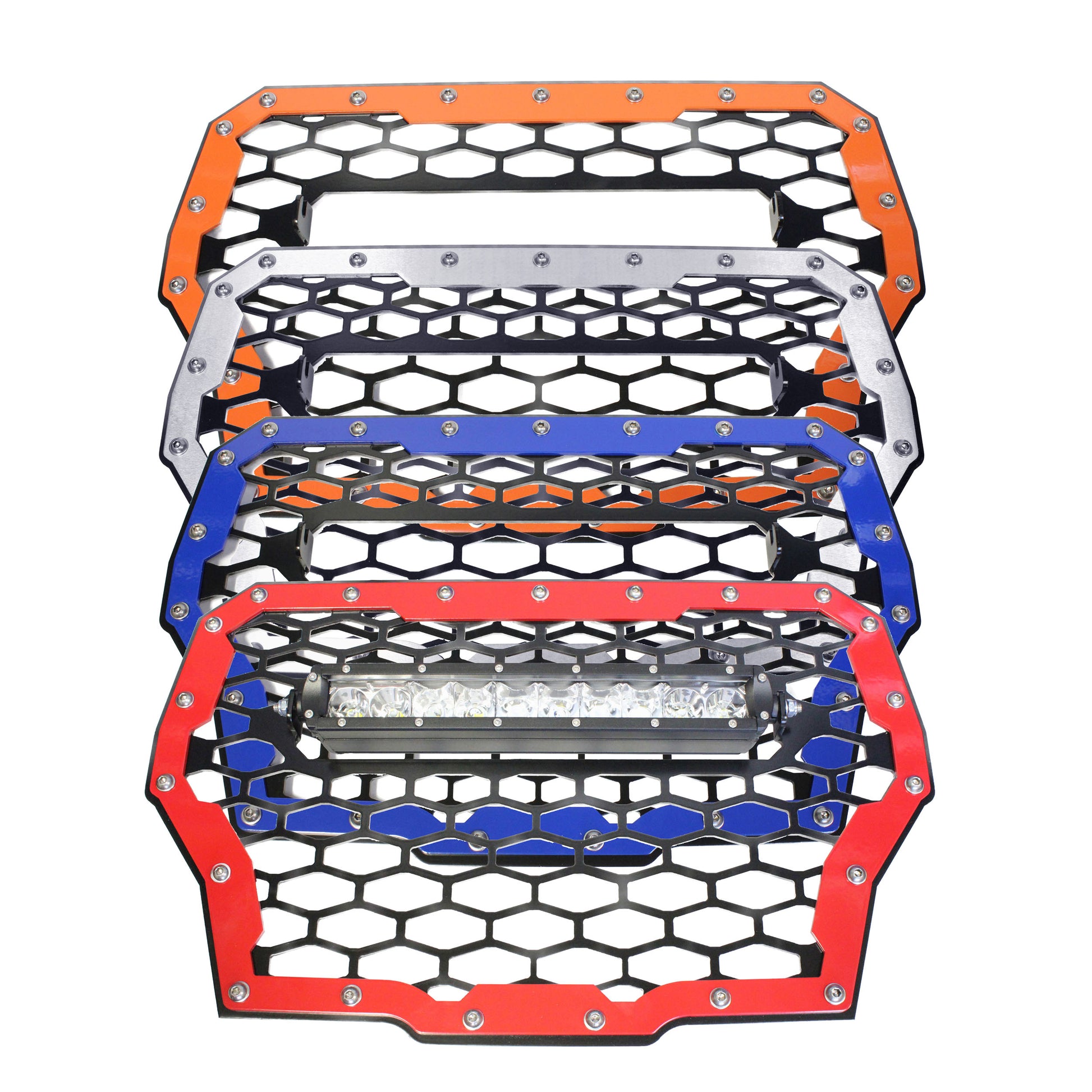Polaris RZR XP Turbo Front Grill with 10" Light Bar