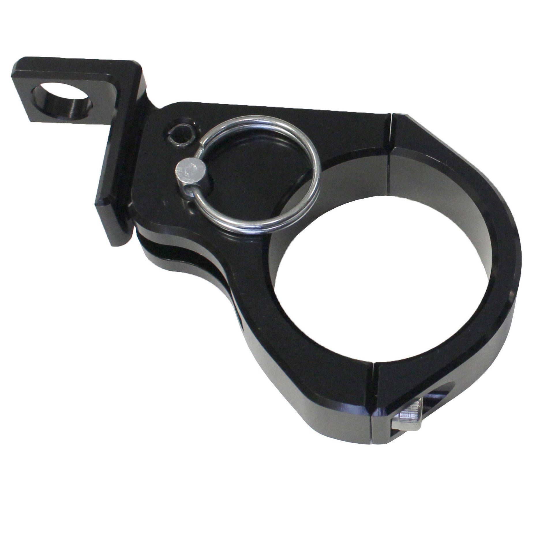 Black Anodized Billet Aluminum Folding Flag Mount 1‑5 & 1‑75