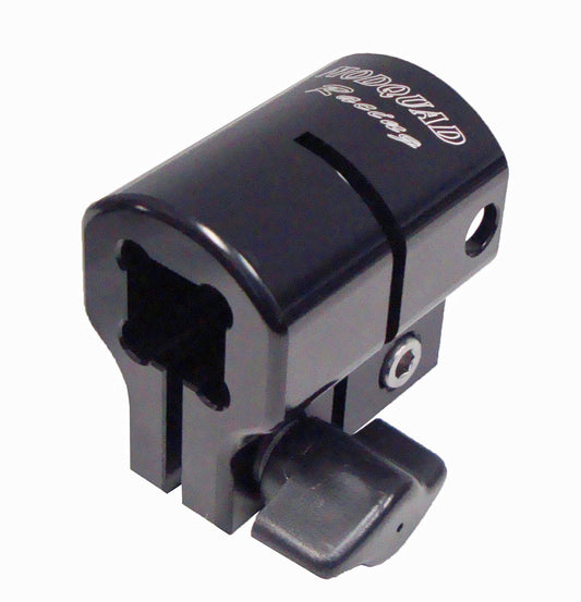 Grab Handle Anti-Rattle Lock Billet Aluminum Black Anodized