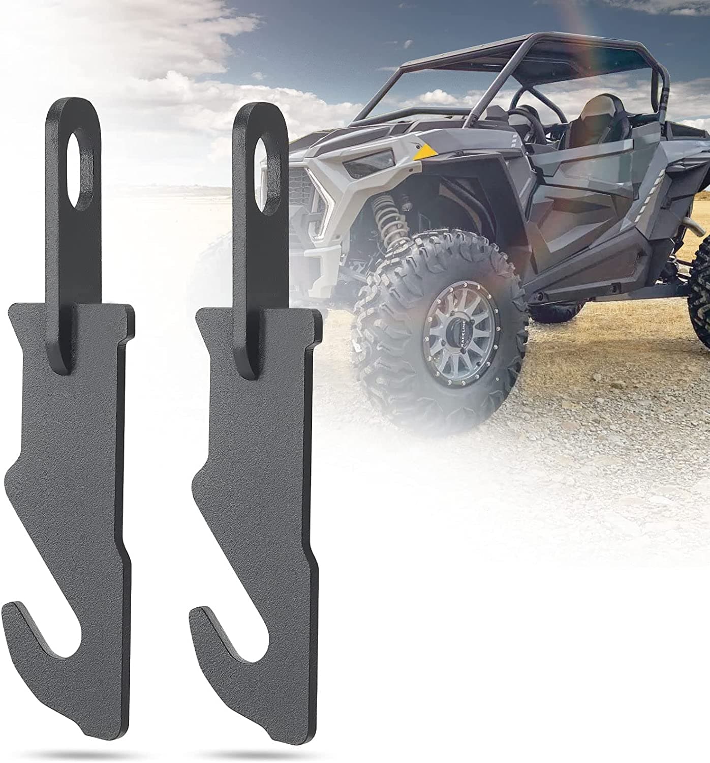 Kemimoto RZR Door Latch Extender Anti‑Rust 1 Pair