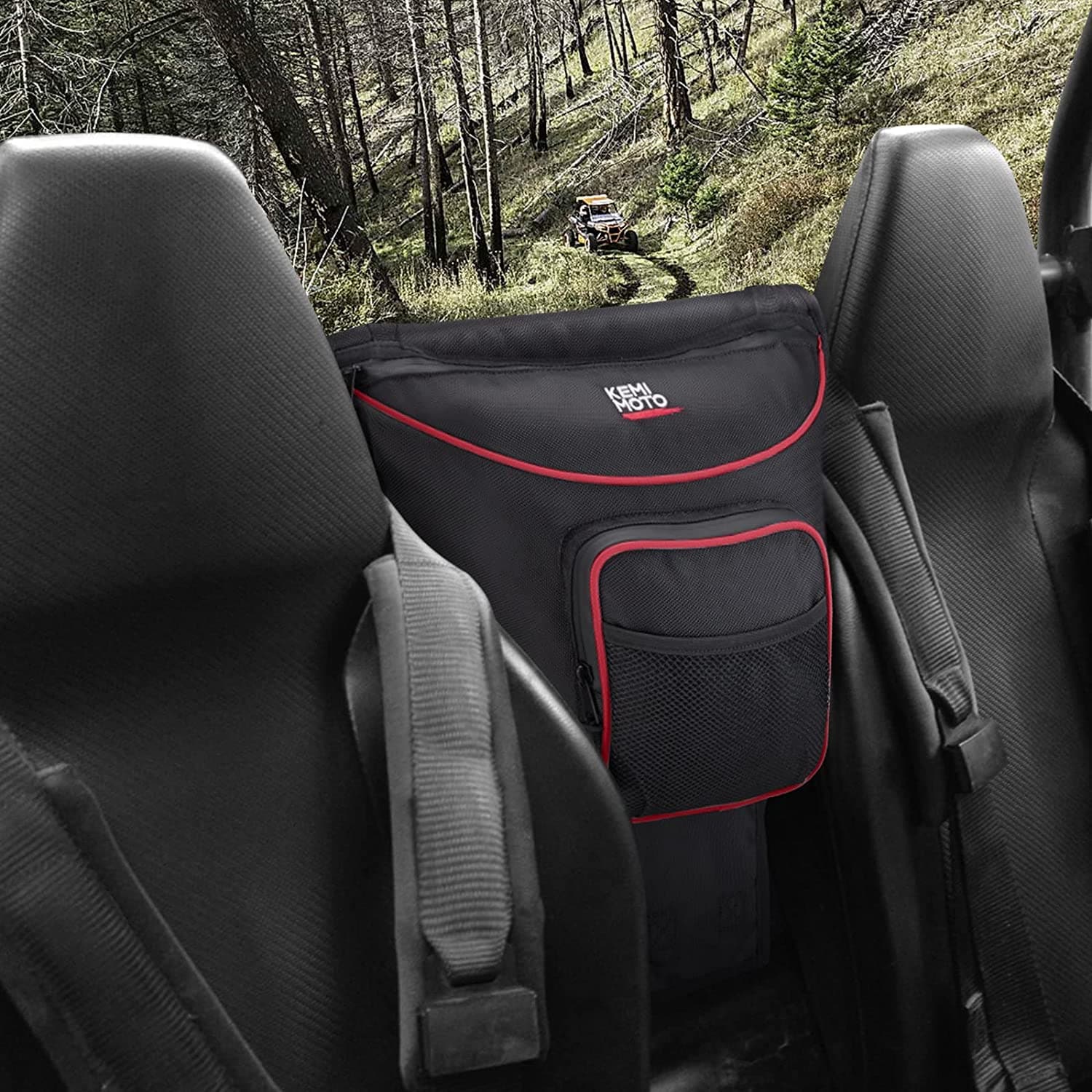 Kemimoto RZR Front Door and Center Storage Bags