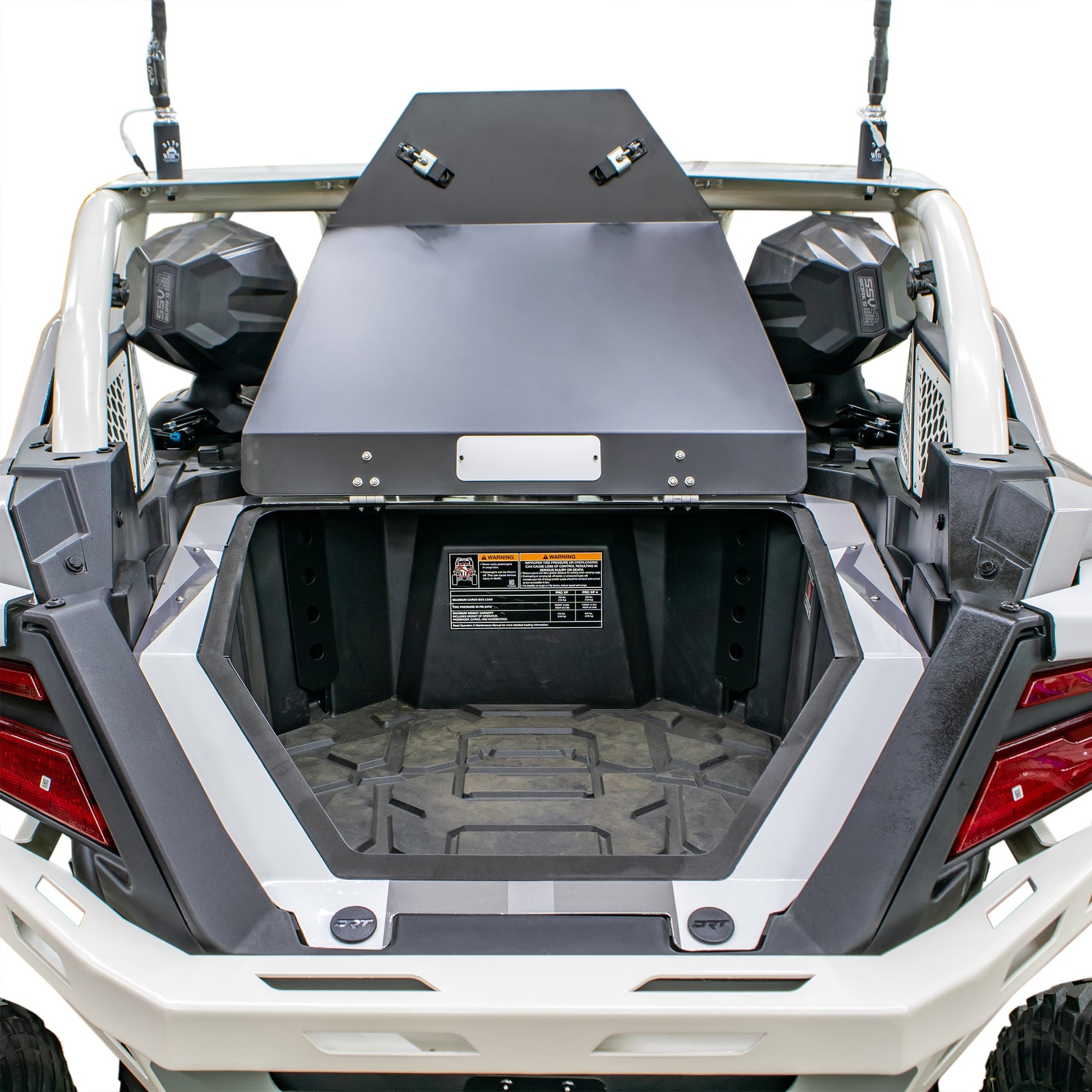 DRT Aluminum Storage Trunk Enclosure for Polaris RZR Pro XP