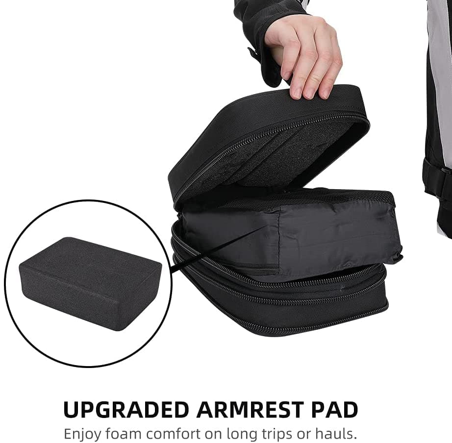Kemimoto Armrest Storage Bag for Polaris RZR 900/1000/XP Turbo
