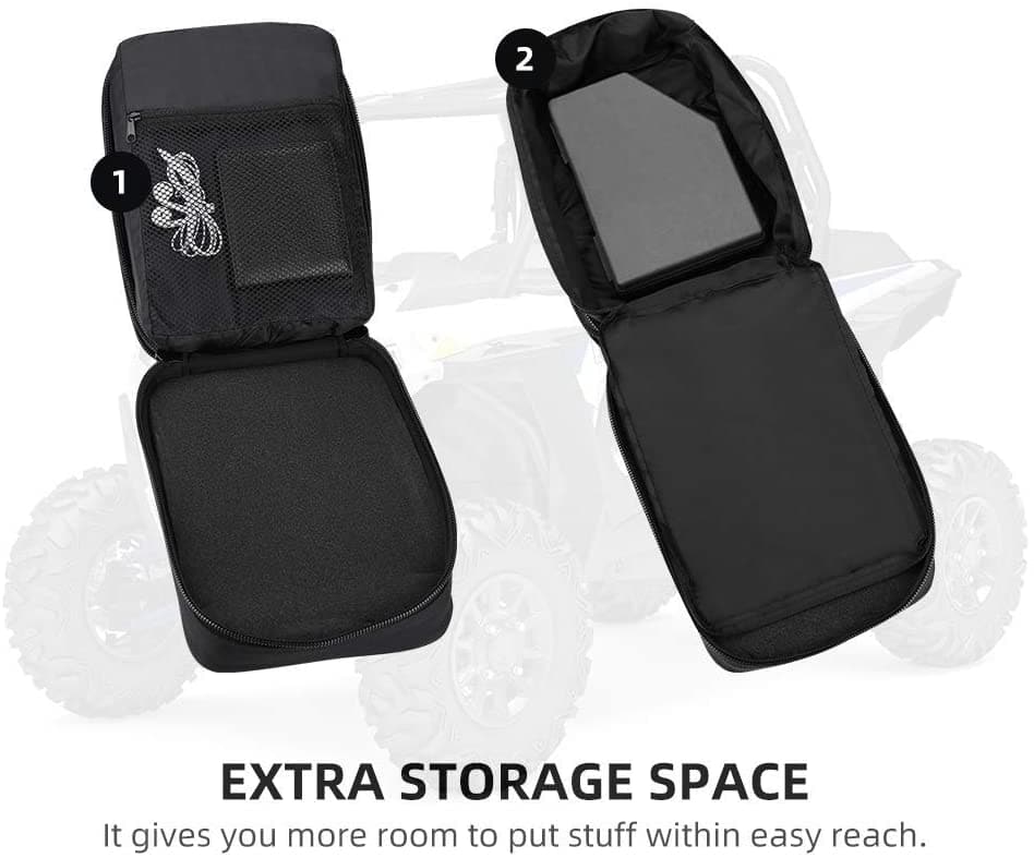 Kemimoto Armrest Storage Bag for Polaris RZR 900/1000/XP Turbo