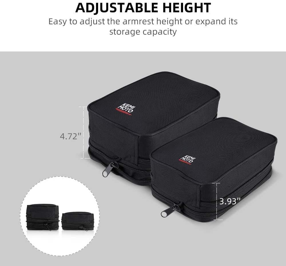 UTV Armrest Safe 1680D High-Density Storage Bag for Polaris RZR 900/1000/XP Turbo