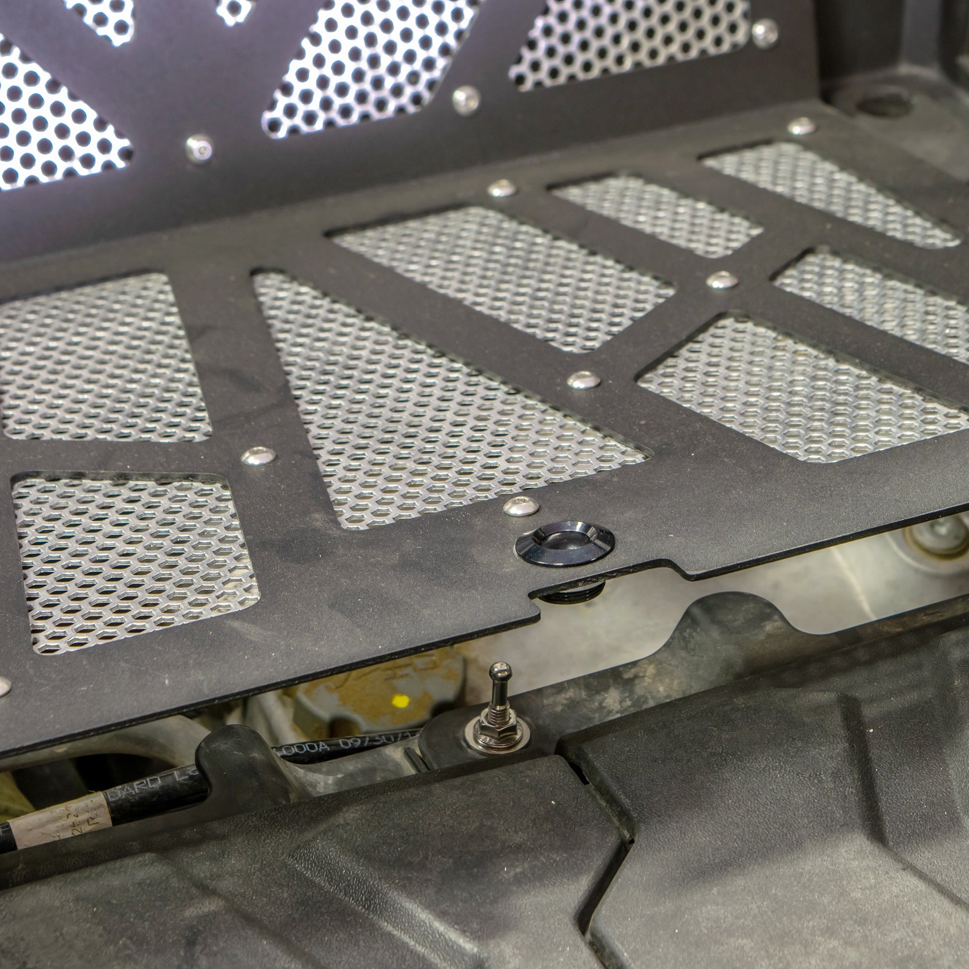 DRT Vented Aluminum Engine Cover for Polaris RZR XP1000