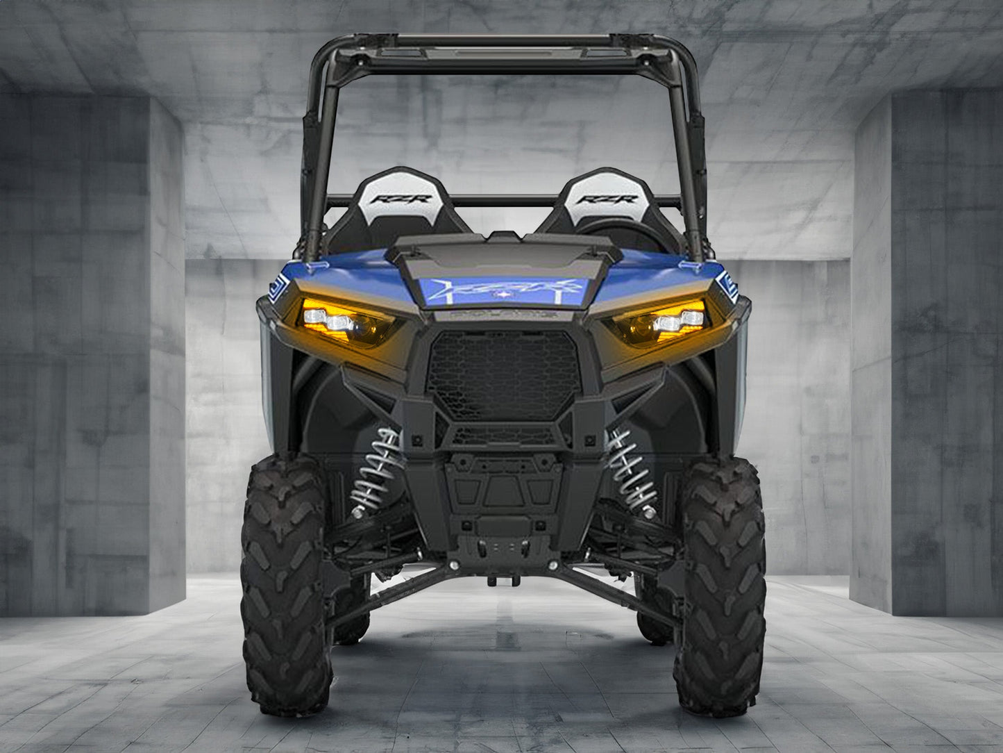 Polaris RZR Trail Replacement Headlights Street Legal Kit 2015-2020