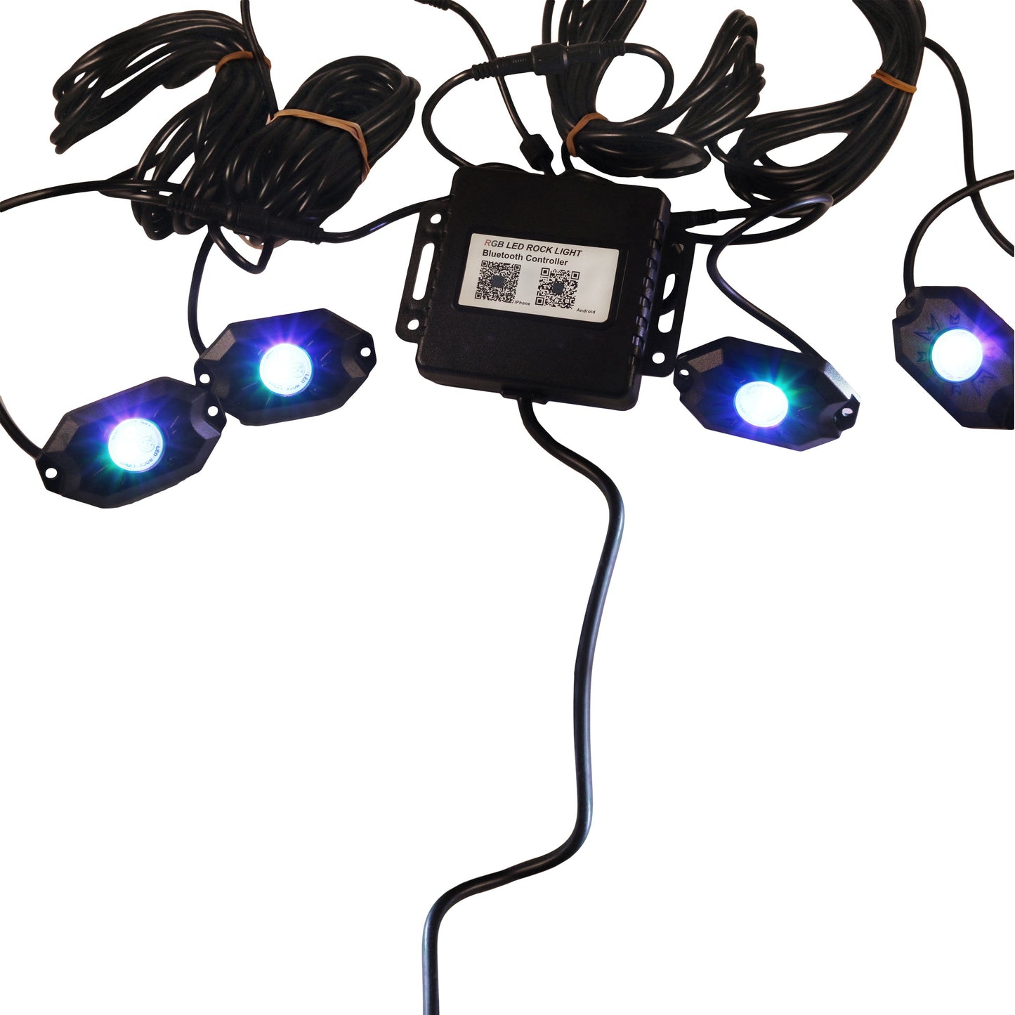 All Terrain Concepts Bluetooth RGB Rock Lights Waterproof