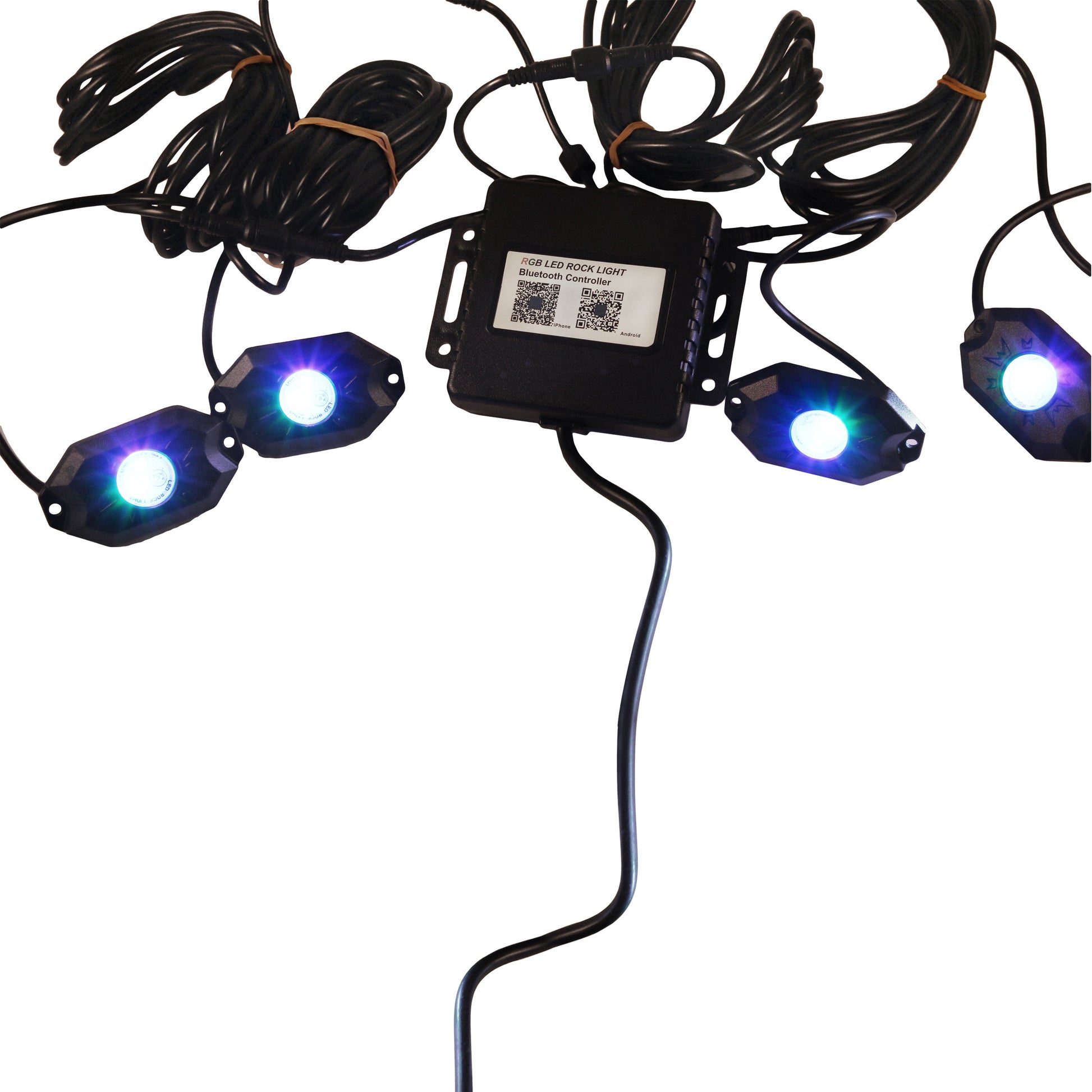 All Terrain Concepts Bluetooth RGB Rock Lights Waterproof