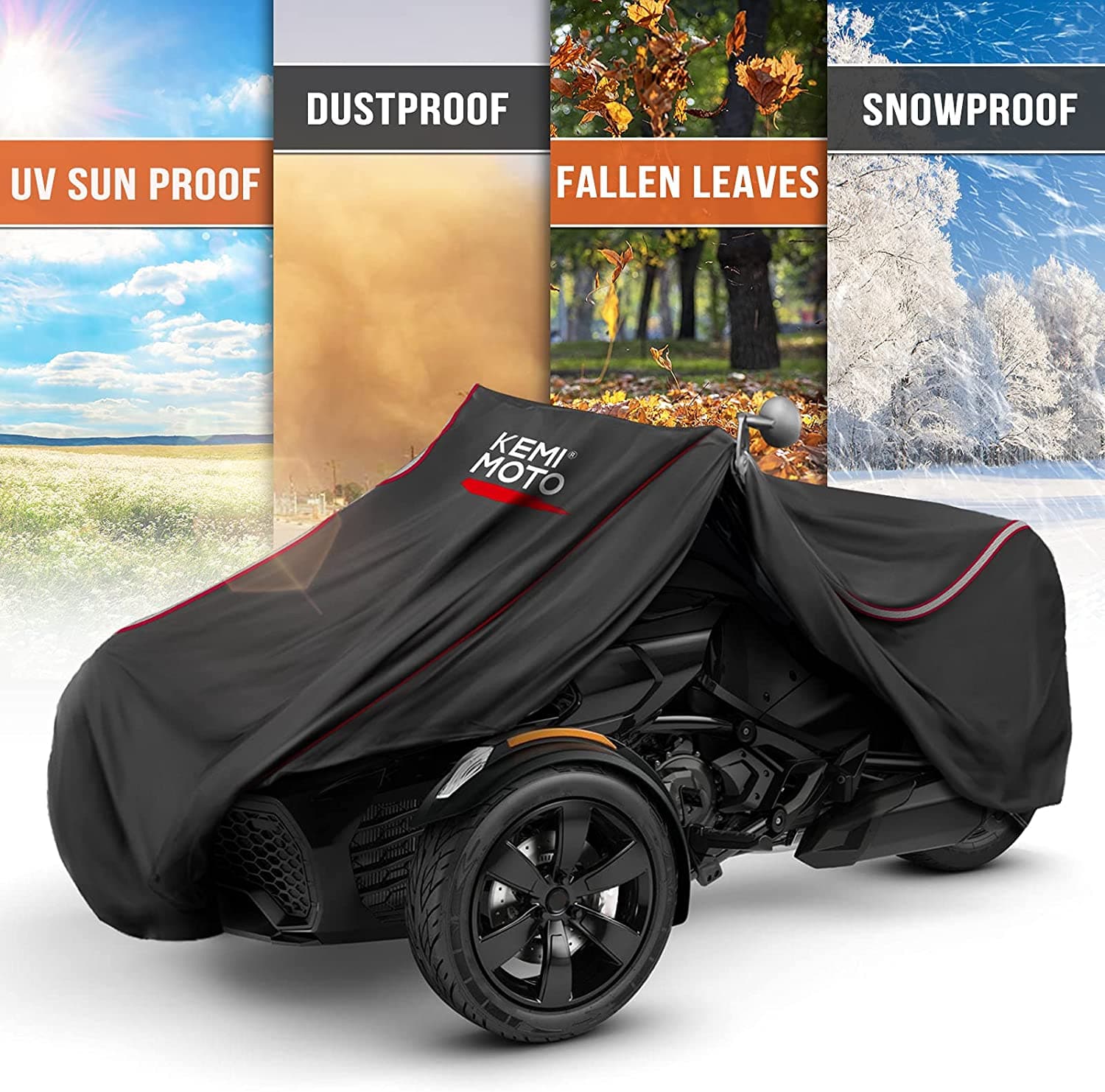 Kemimoto Cover For Can‑Am Ryker 600/900 Rally Edition 420D