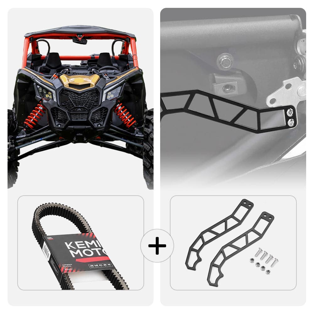 Kemimoto Duty Belts & Door Handle for Can‑Am Maverick X3
