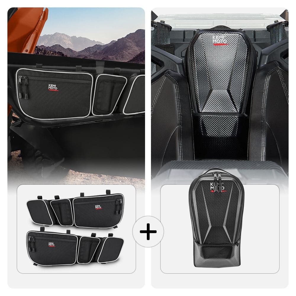 KEMIMOTO Center Storage Bag & UTV Cover for Can‑Am Maverick X3
