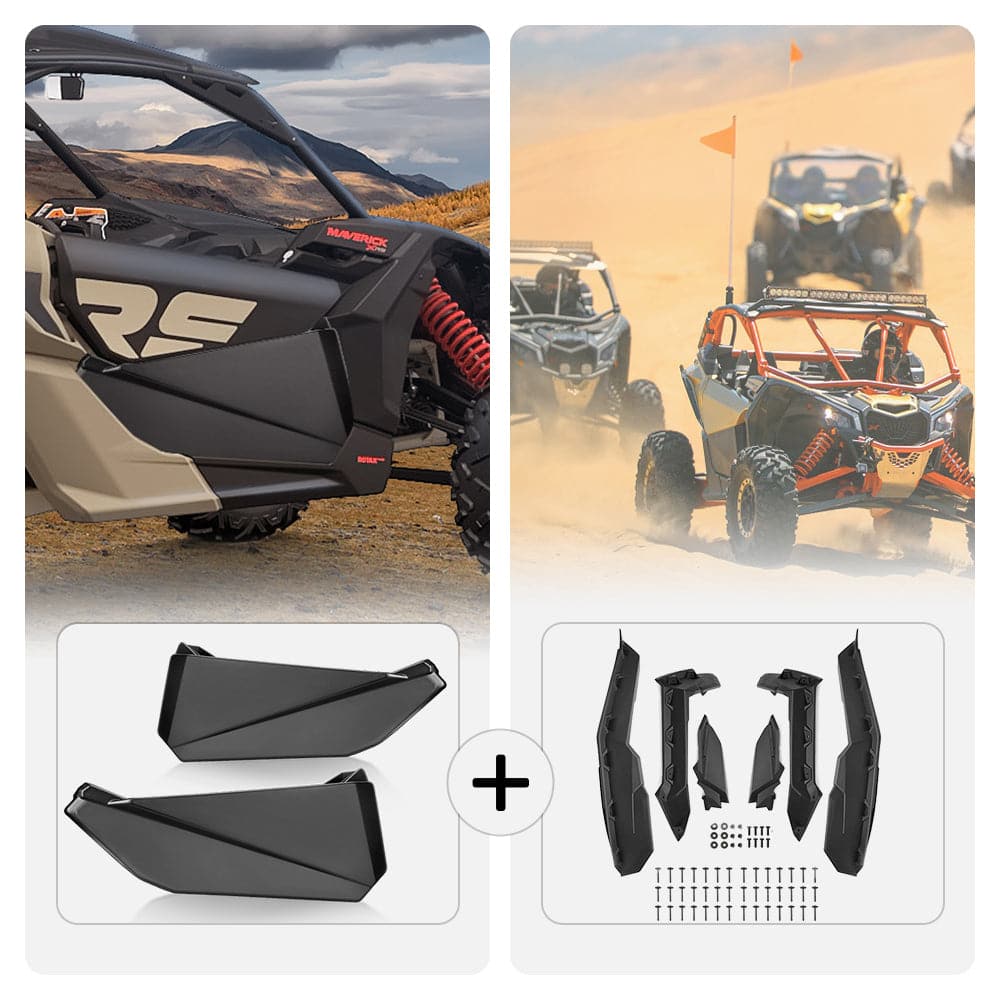 KEMIMOTO Front Lower Door & Mud Fender Flares Maverick X3