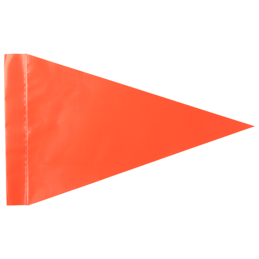 Orange Pennant Triangle LED Pocket Flag