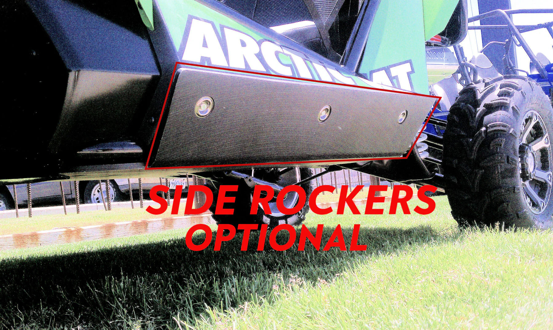 Arctic Cat Wildcat 4-Seater UHMW Full Skid Plates with Side Rockers