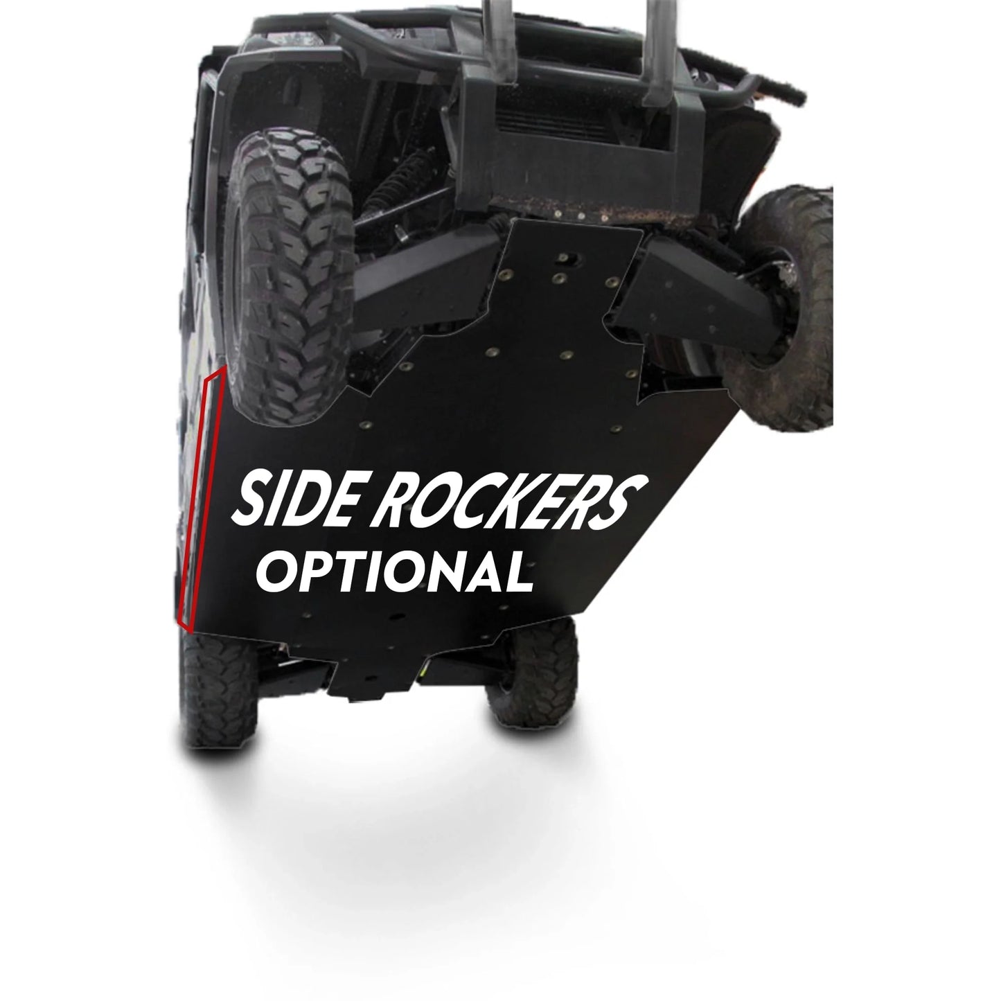 Kawasaki Mule Pro Full Skid Plate with Integrated Rock Sliders