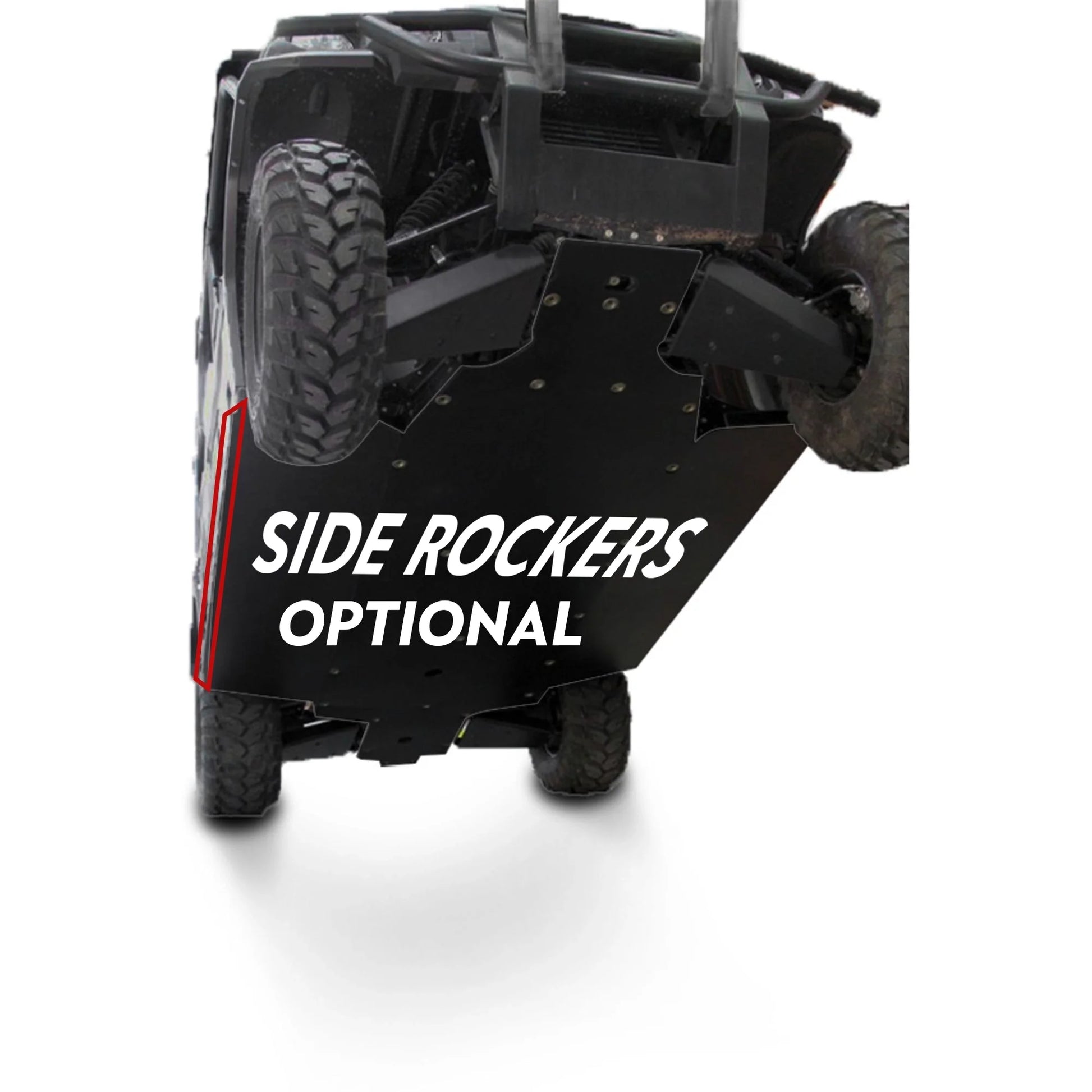 Kawasaki Mule Pro Full Skid Plate with Integrated Rock Sliders