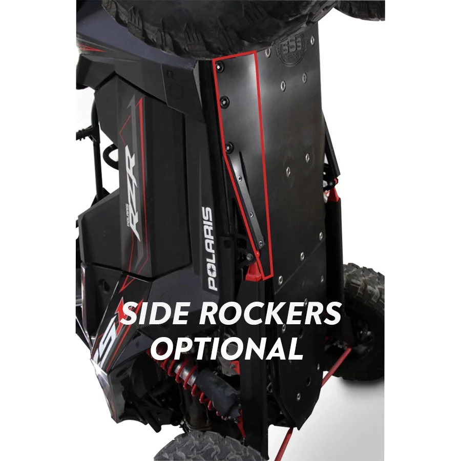 Ultimate Polaris RZR RS1 Full Skid Plate with Built-In Rock Sliders