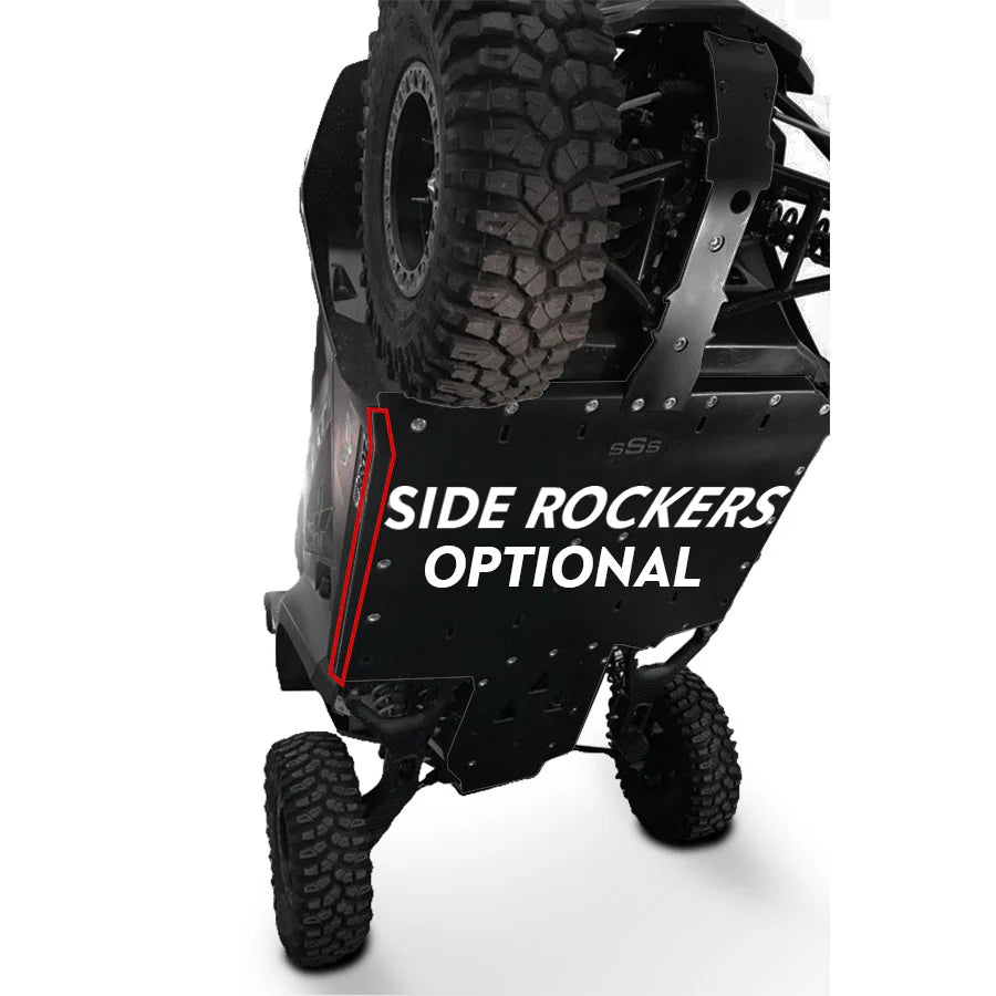 Ultimate Wildcat XX Skid Plate with Built-in Rocker Protection