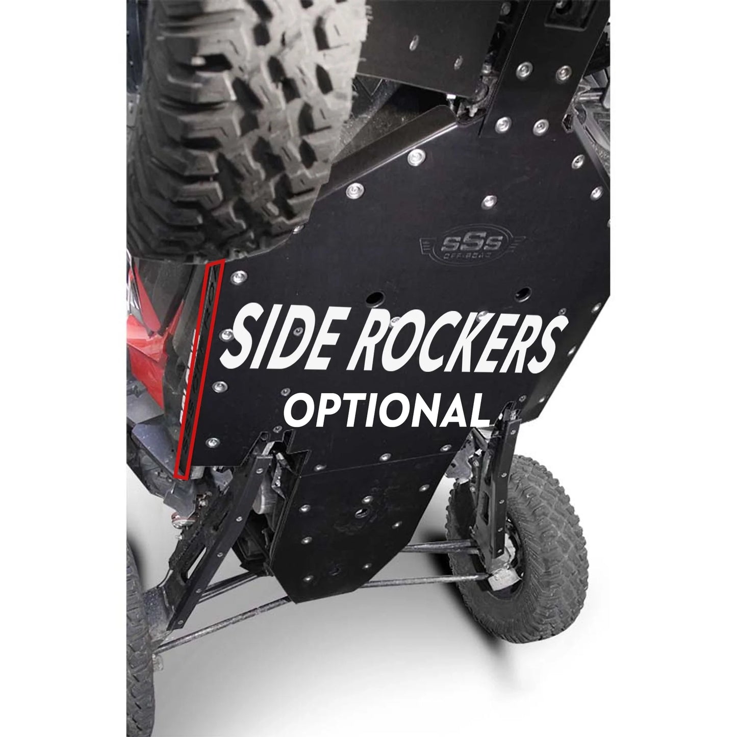 Ultimate Heavy-Duty Polaris RZR XP Turbo S Skid Plate with Integrated Rock Sliders