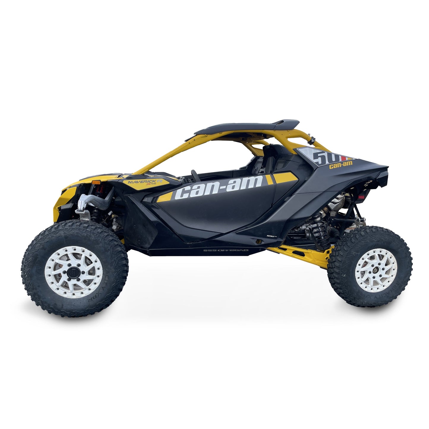 Ultimate UHMW Rock Sliders for Can-Am Maverick R - Extreme Off-Road Protection