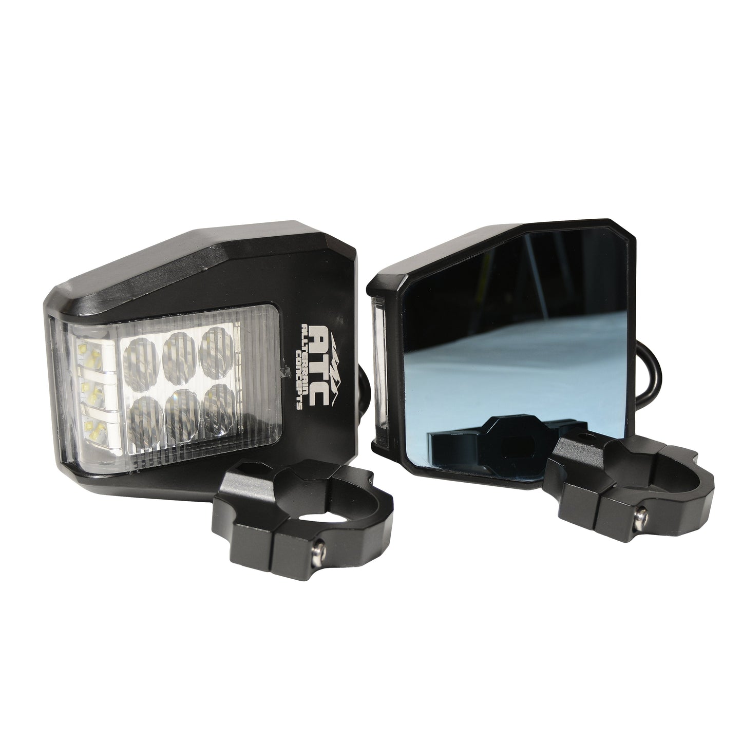 All Terrain Concepts Side-Winder UTV Mirror Billet Aluminum
