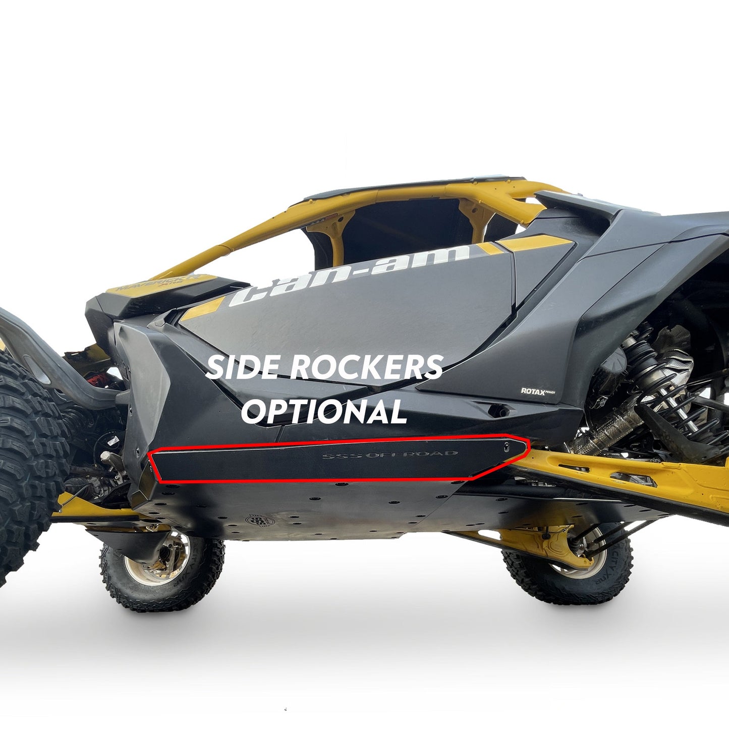 Ultimate UHMW Rock Sliders for Can-Am Maverick R - Extreme Off-Road Protection