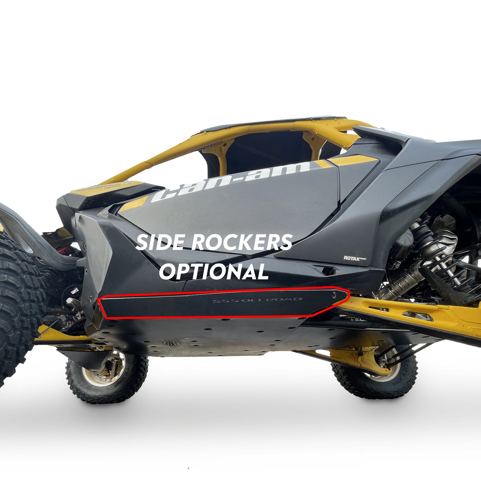 Ultimate UHMW Rock Sliders for Can-Am Maverick R - Extreme Off-Road Protection