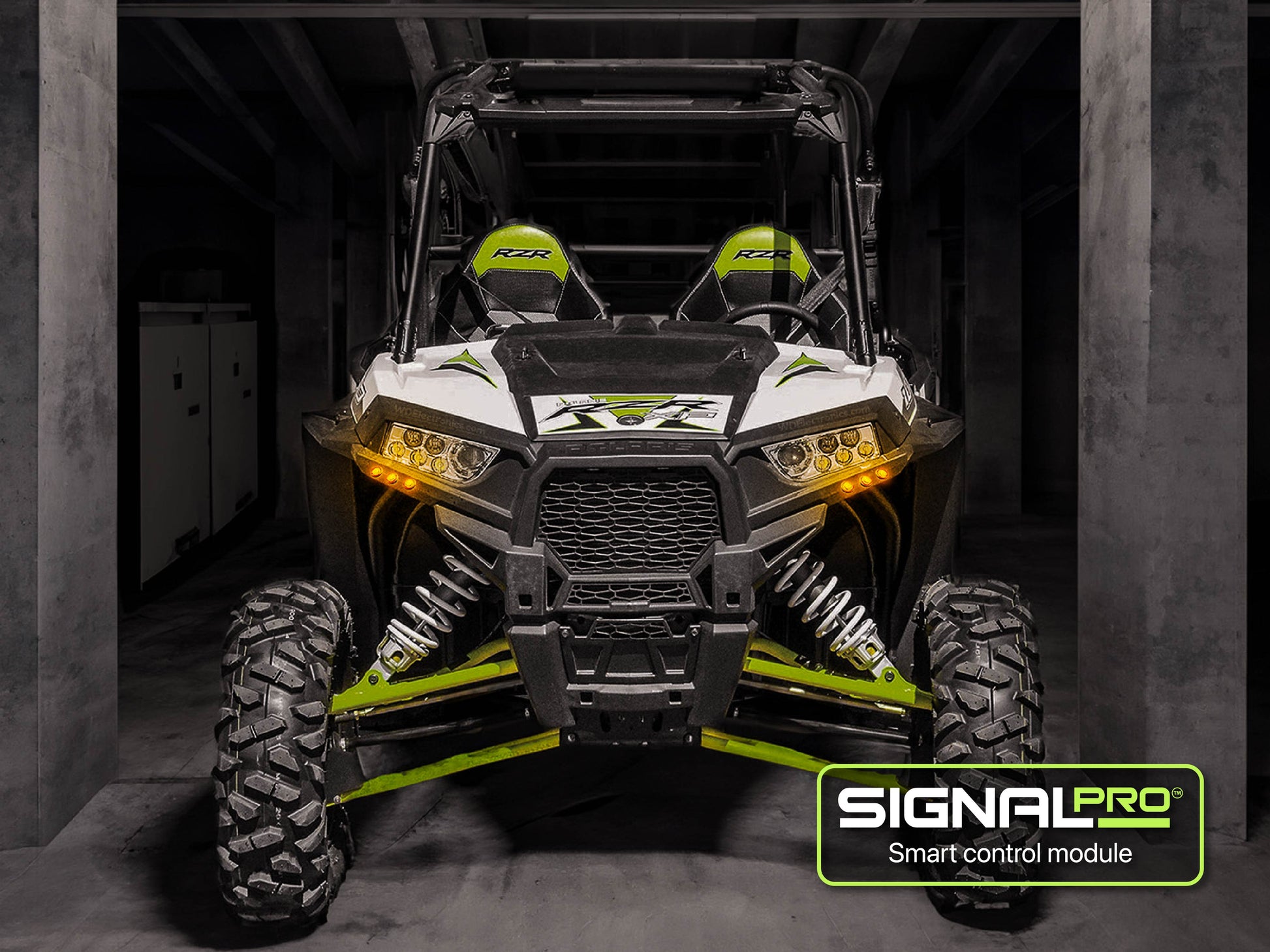 WD Electronics Signal Pro 6-LED Turn Signal Kit for 2015-2020 Polaris RZR XP 1000 900 Non Ride Command