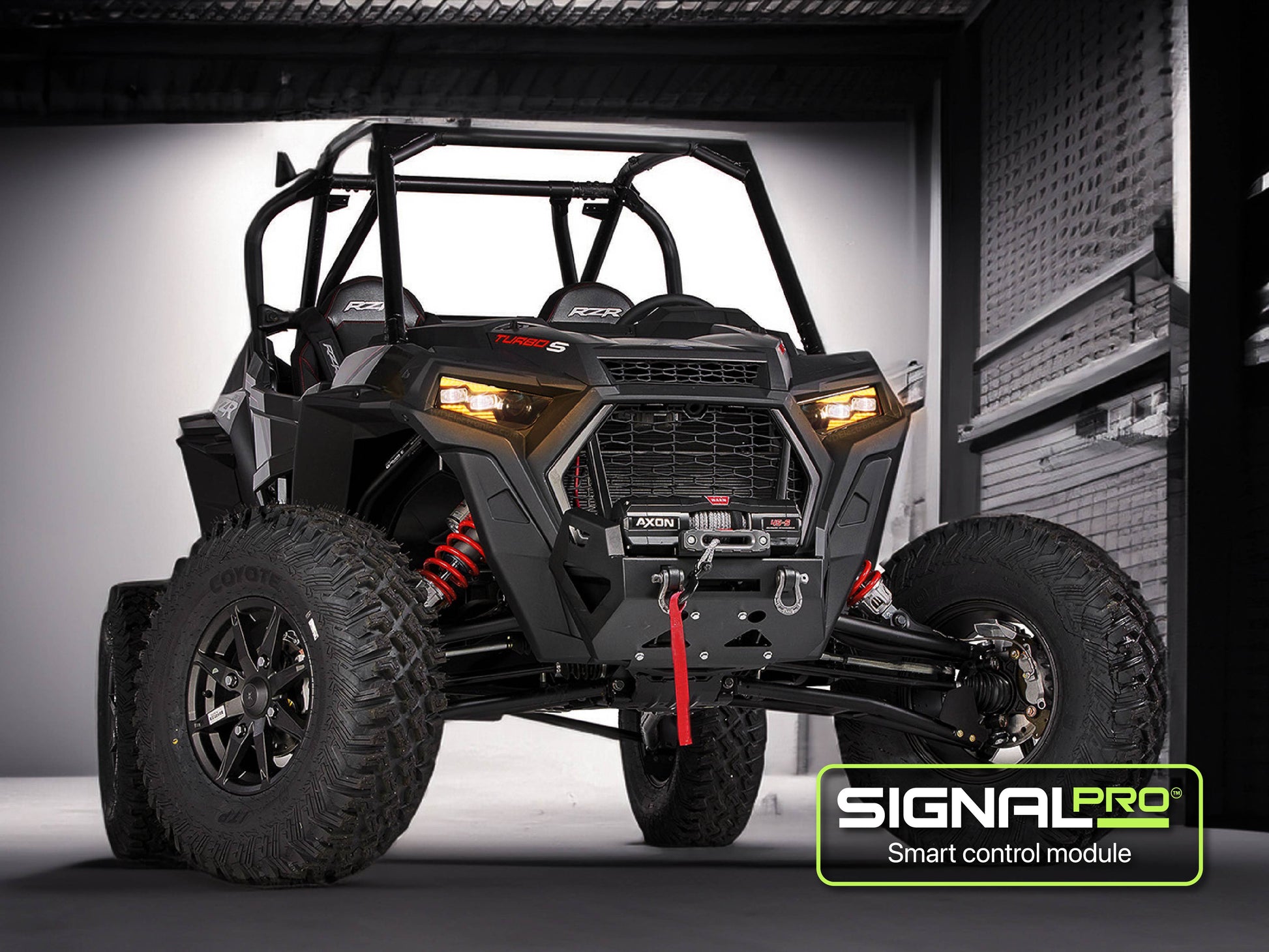 Polaris RZR Turbo S Signal Pro Replacement Headlights Turn Signal Kit 2018-2022
