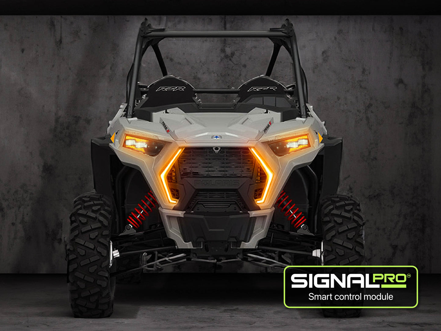 WD Electronics Signal Pro Combo Headlights & Fangs for 2021+ Polaris RZR Trail