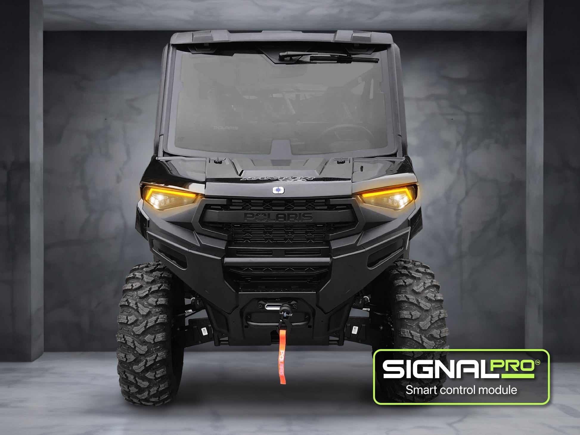 WD Electronics Signal Pro Replacement Headlights Turn Signal Kit for 2018+ Polaris Ranger XP 1000 Northstar