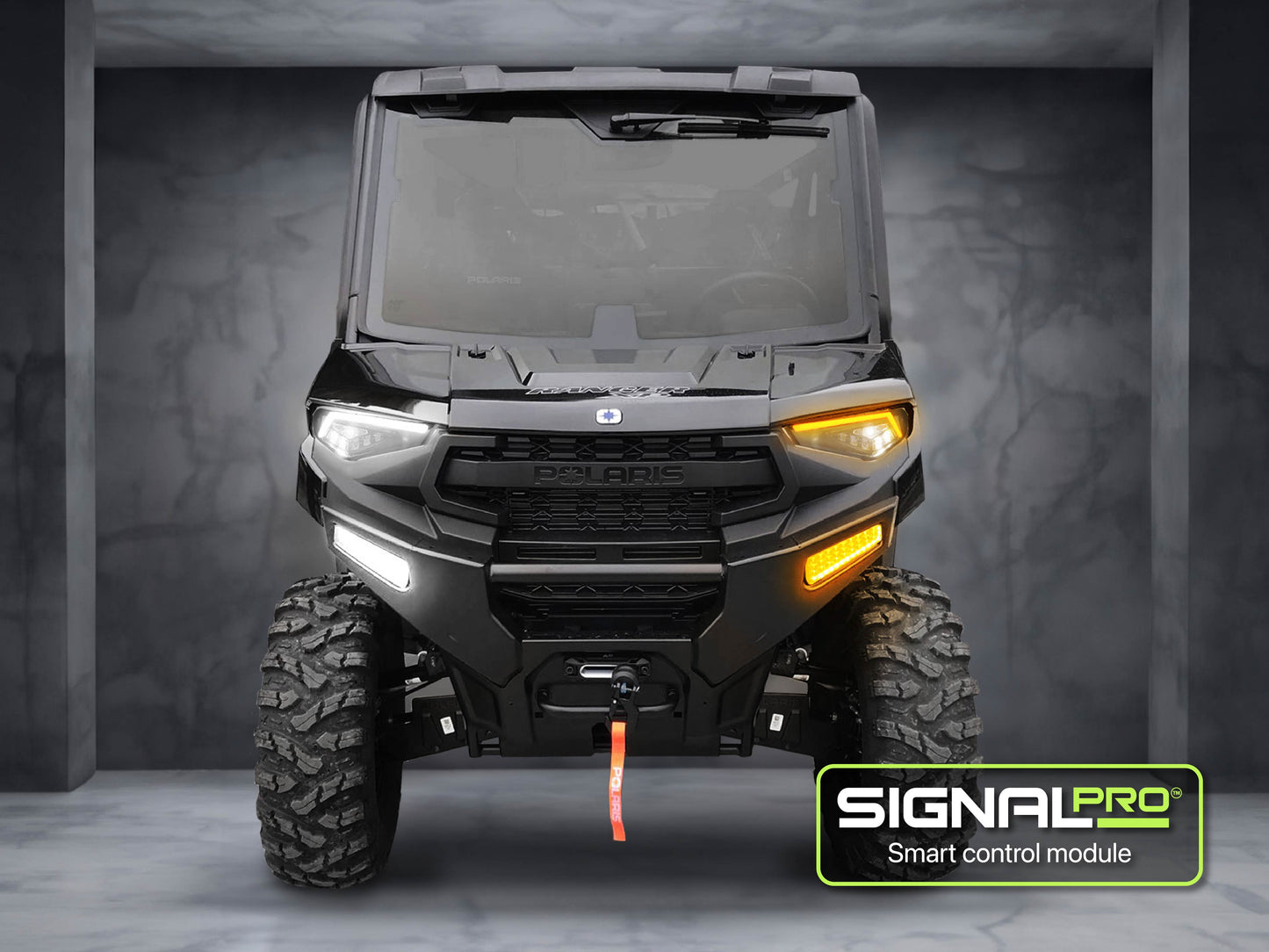 WD Electronics Signal Pro Combo Headlights Auxiliary Lights for 2018+ Polaris Ranger XP 1000 Northstar