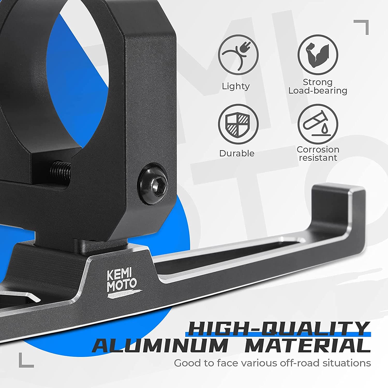 Kemimoto UTV Headset Hanger Helmet For 1.5"-2" Roll Cage