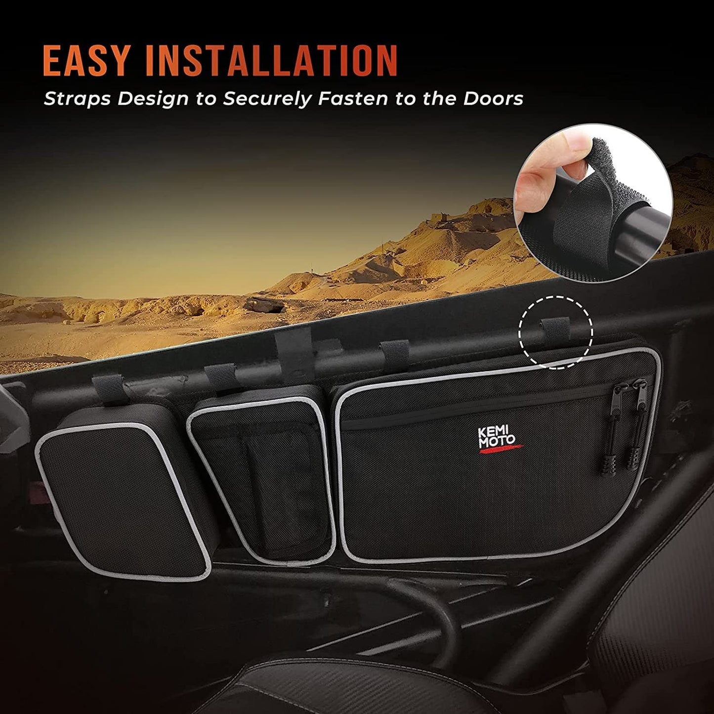 Kemimoto Door Bags for Can‑Am Maverick X3 Max