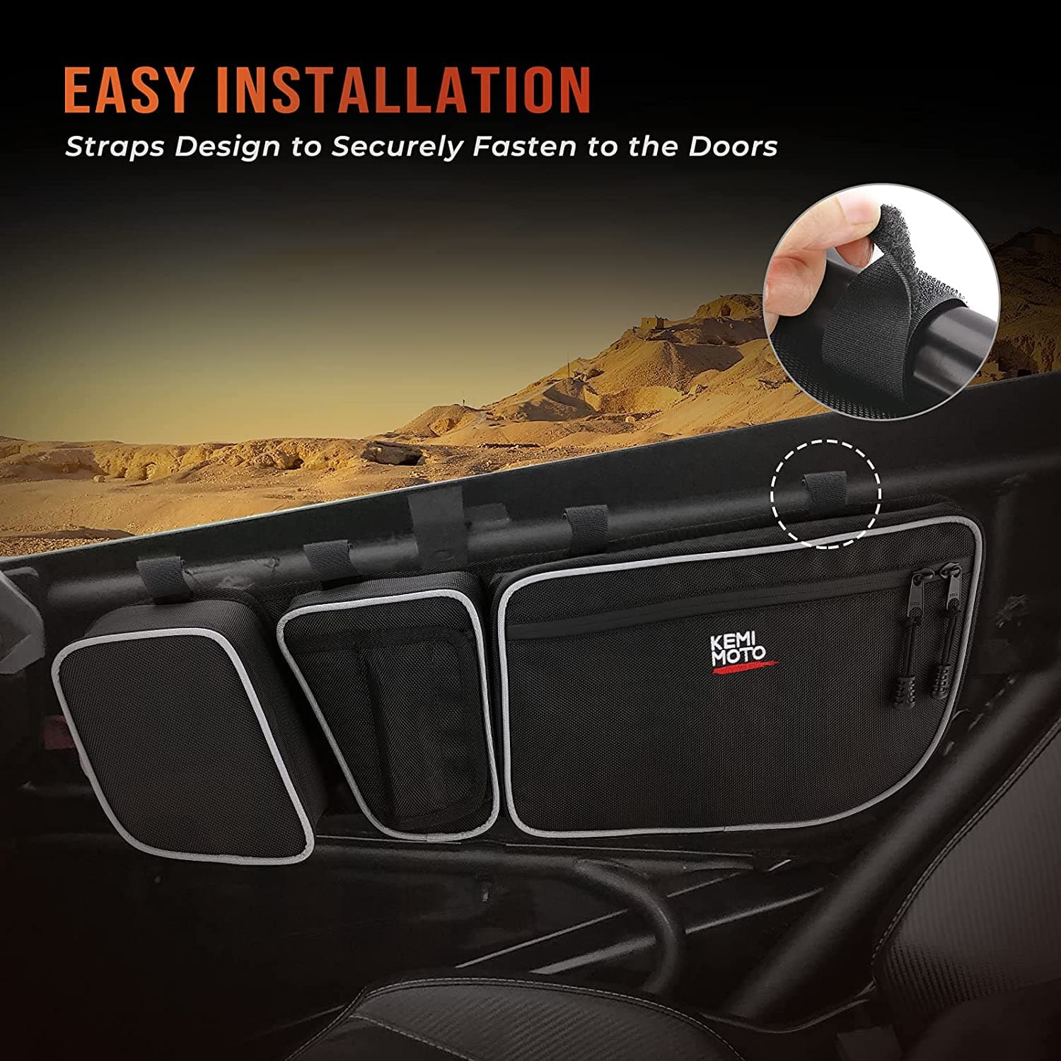 Kemimoto Door Bags for Can‑Am Maverick X3 Max