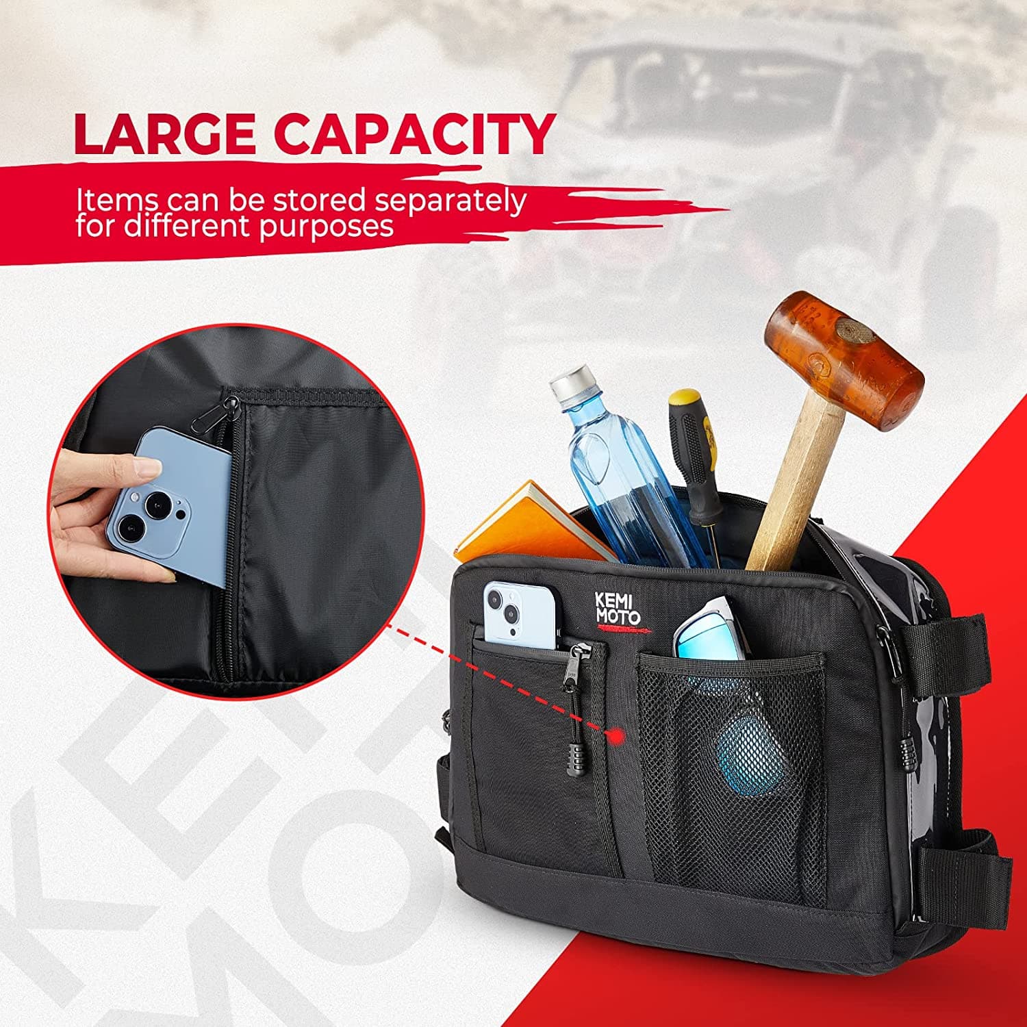Overhead Roof Storage Bag for Can Am Maverick X3/X3 MAX