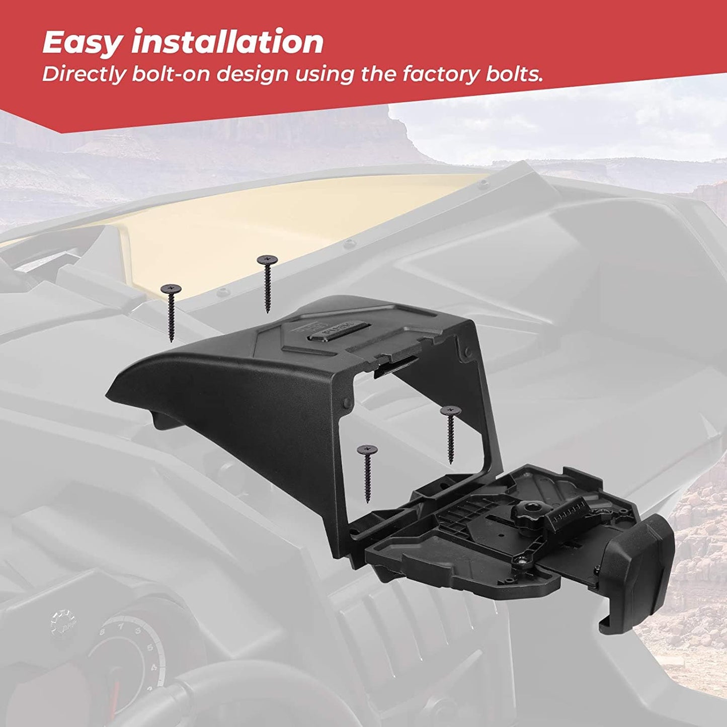 Kemimoto Tablet Holder With Storage Box For Can‑Am X3/Max