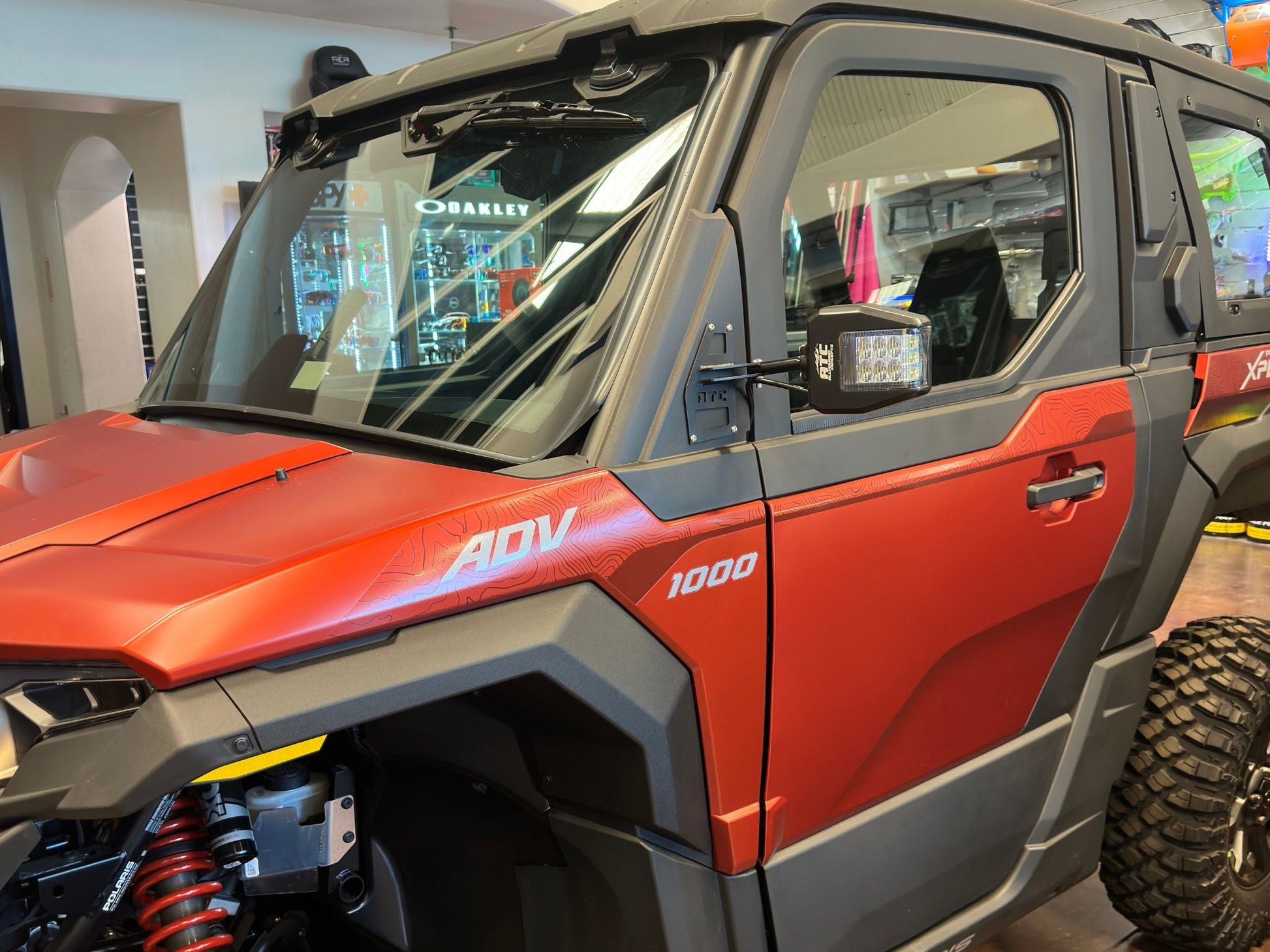 All Terrain Concepts Side-Winder UTV Mirror Billet Aluminum