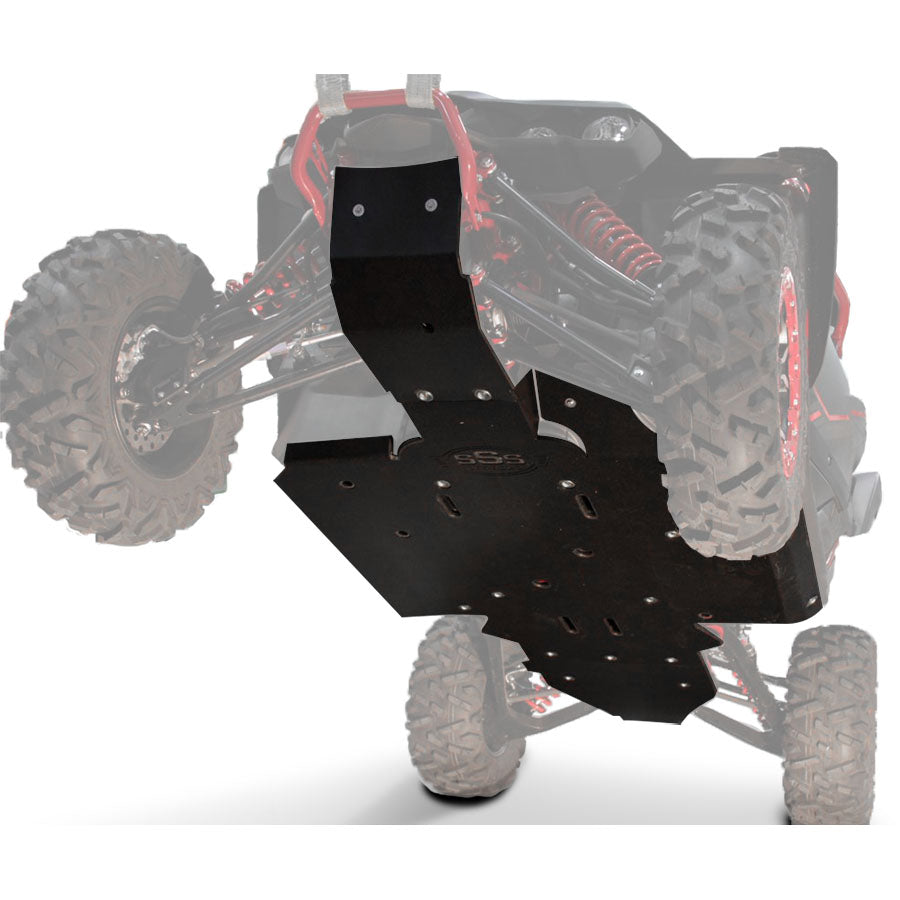 Yamaha YXZ 1000R Durable UHMW Full Skid Plate with Integrated Rock Sliders