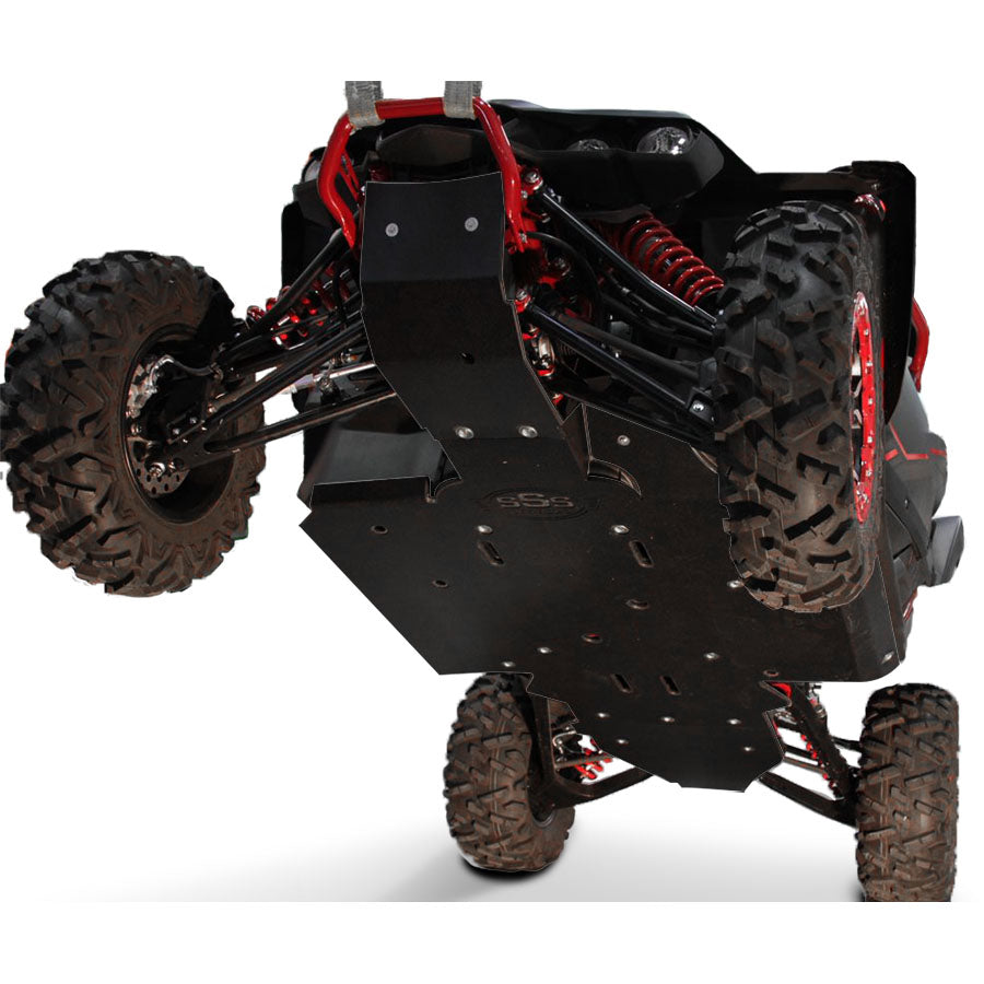 Yamaha YXZ 1000R Durable UHMW Full Skid Plate with Integrated Rock Sliders