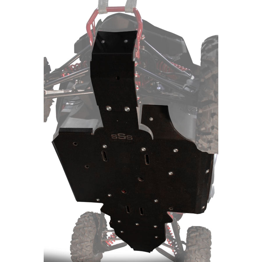 Yamaha YXZ 1000R Durable UHMW Full Skid Plate with Integrated Rock Sliders