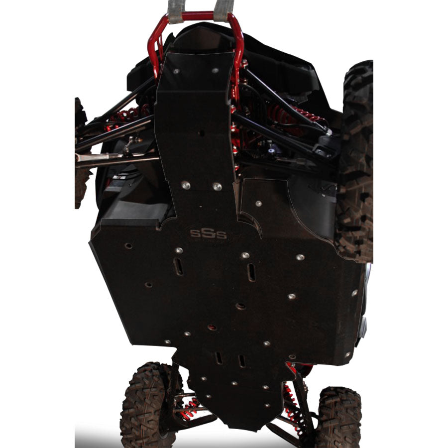 Yamaha YXZ 1000R Durable UHMW Full Skid Plate with Integrated Rock Sliders