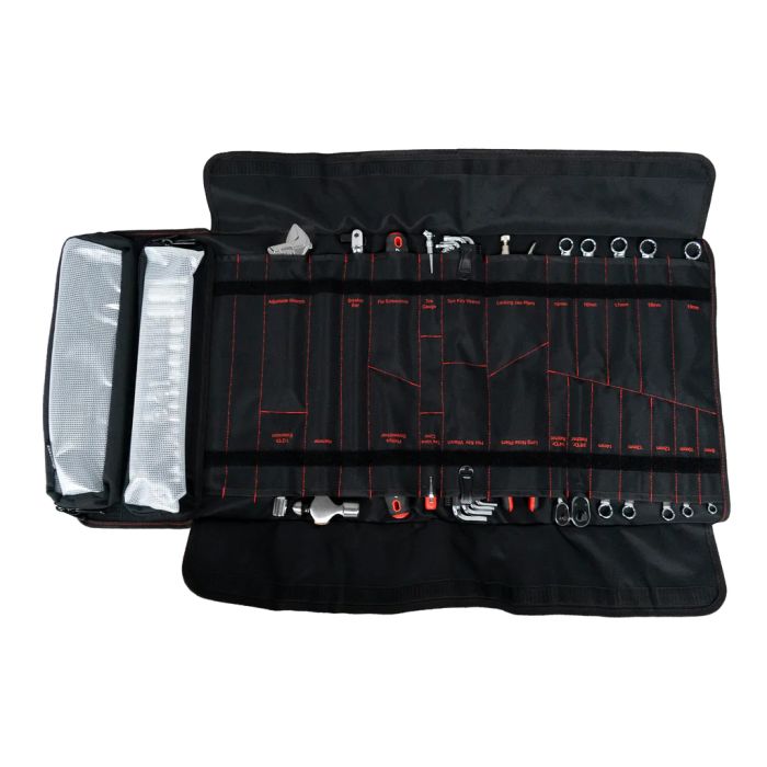 Boxo Tools 66-Piece UTV Tool Roll with Chrome Adjustable Wrench