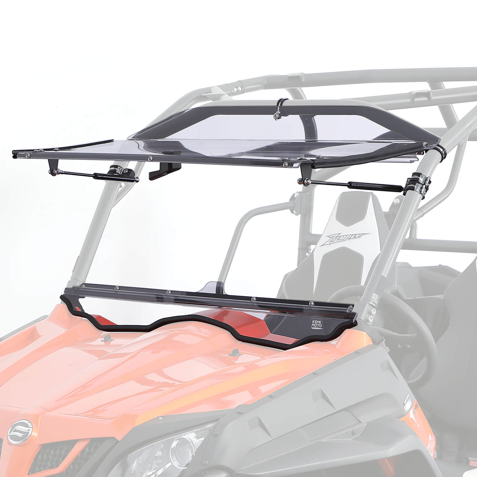 Kemimoto Flip Windshield for CFMOTO ZFORCE 500/800/1000 UTV