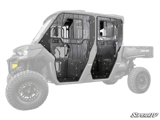 Can‑Am Defender MAX HD9 Cab Enclosure Doors – Secure Seal Polycarbonate