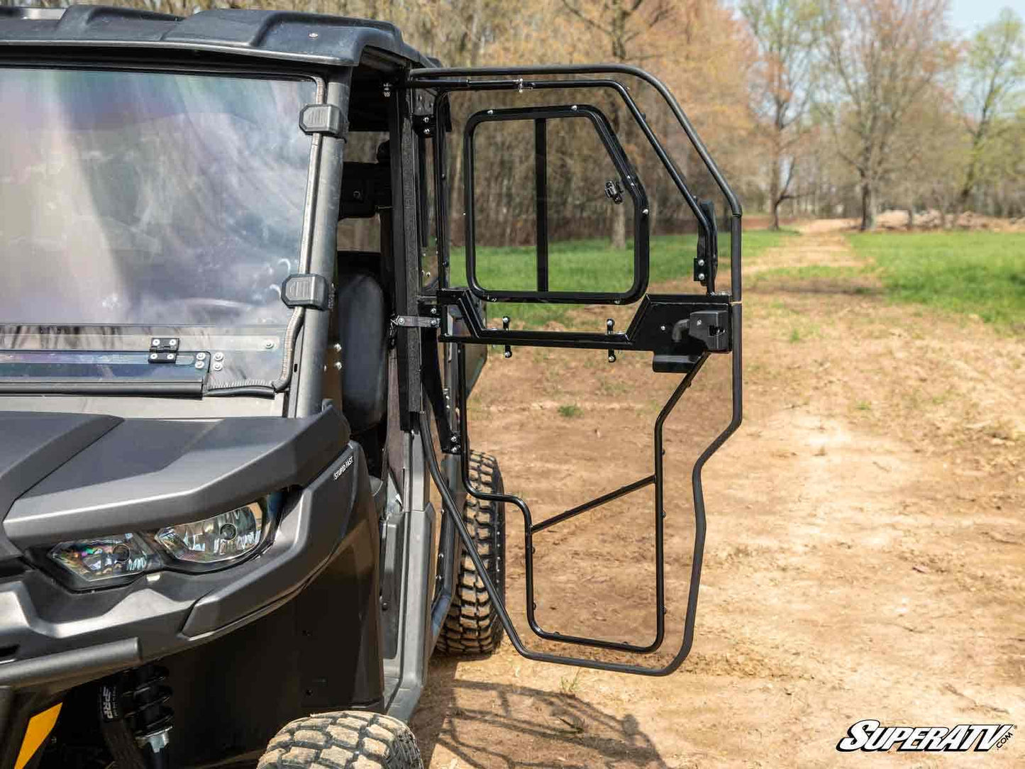 Can‑Am Defender MAX HD9 Cab Enclosure Doors – Secure Seal Polycarbonate