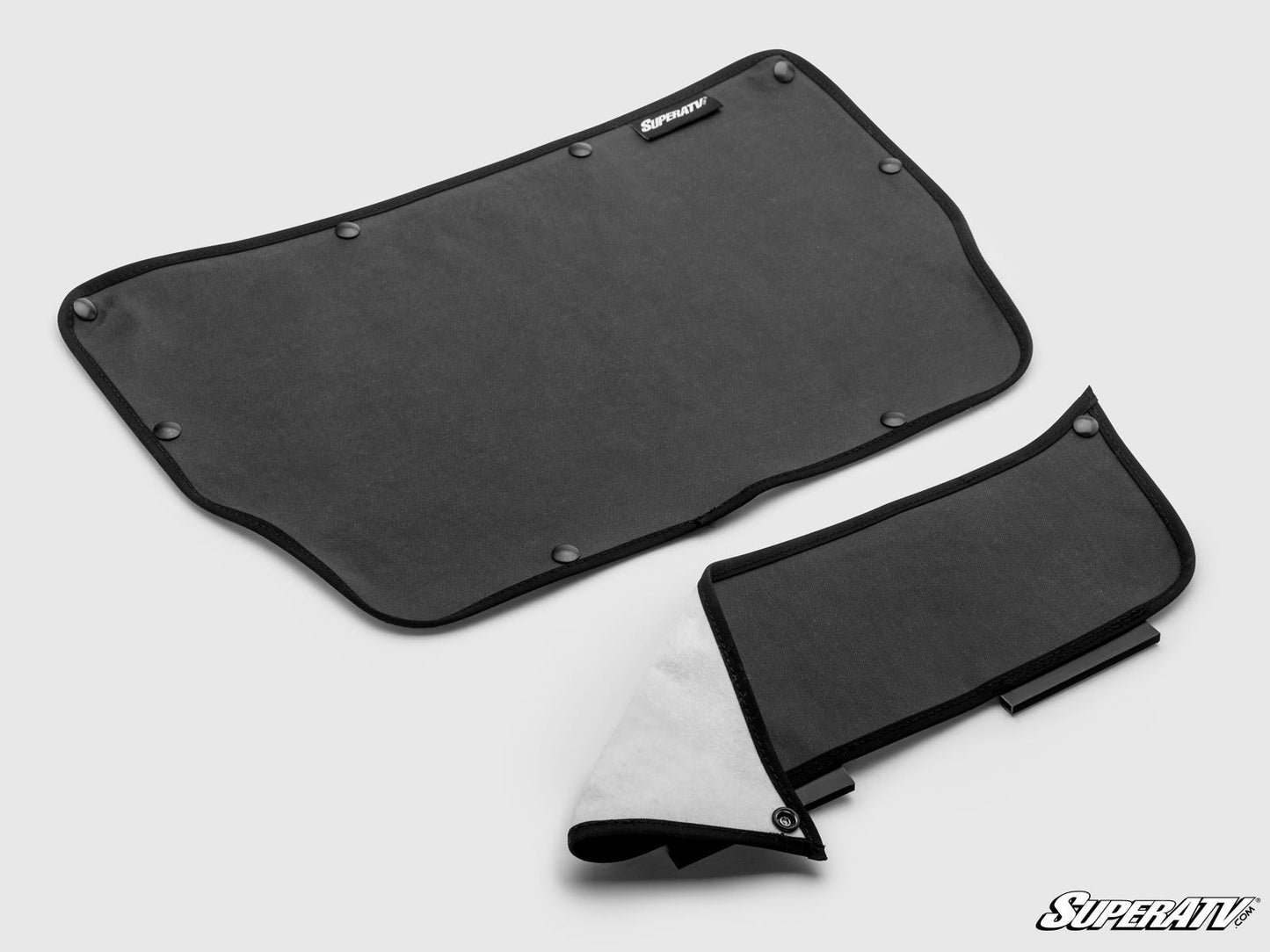 SuperATV Can‑Am Defender Grille Cover PVC‑Backed Polyester Winter Warmth